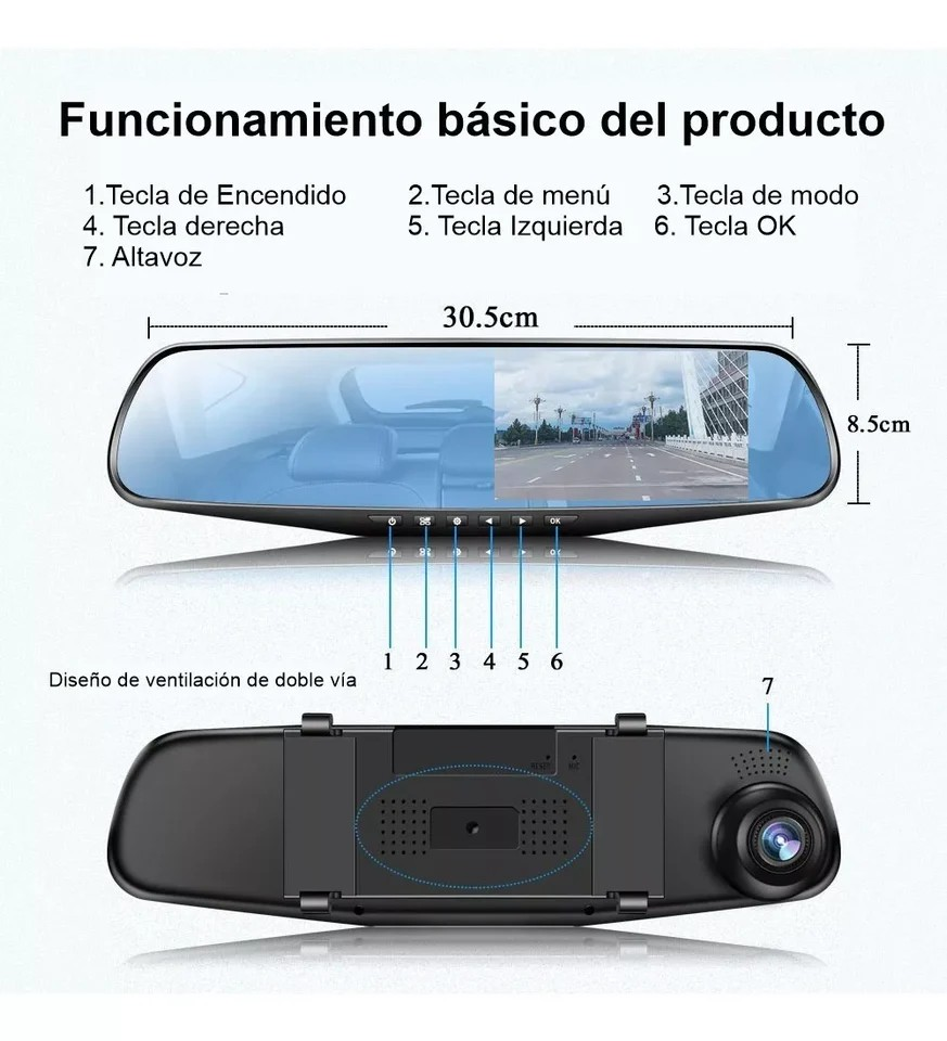 VistaMax ™ - KIT DE ESPEJO RETROVISOR SMART