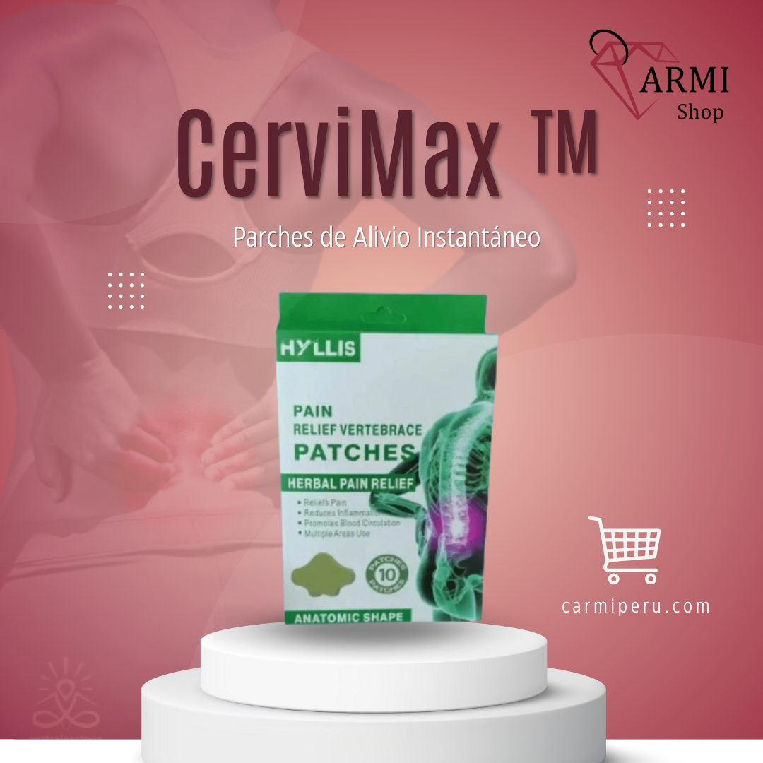 CerviMax ™ - Parche Analgésico para Dolor Cervical y Lumbar (10 UNIDADES)