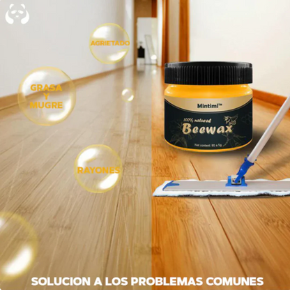 LustraMax ™ - Cera Restauradora Renovadora para Muebles y Pisos de Madera