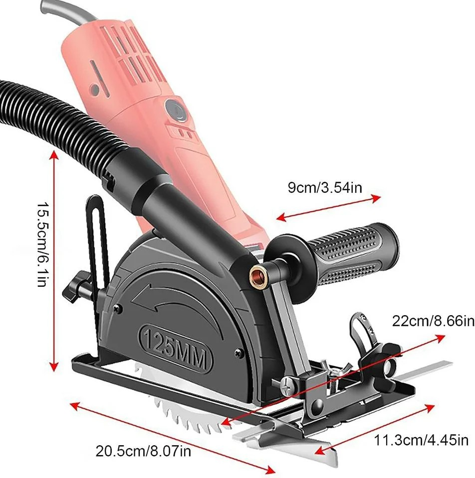 Troquer Pro ™ - Adaptador de Amoladora para Sierra Circular