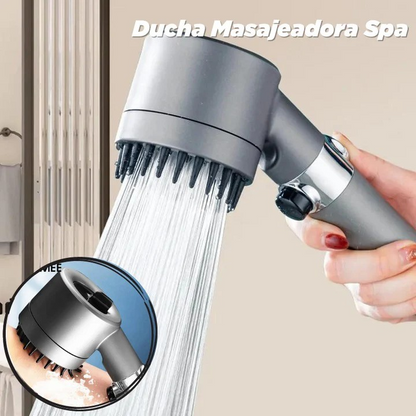 DuchaMax ™ - Cabezal Ducha Alta Presión Masajeadora Spa ✅